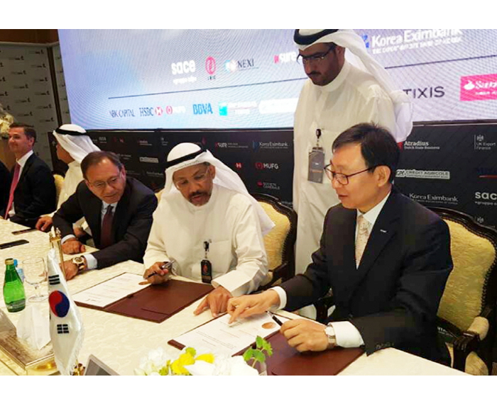 사장, 쿠웨이트 정유 프로젝트 금융계약 서명(5.24) 이미지