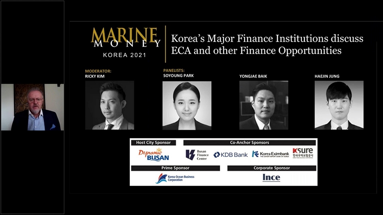 해양금융부, 제15회 Marine Money Virtual Korea Ship Finance Forum 참석(11.4) 이미지
